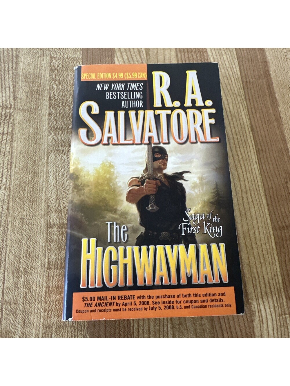 The Highwayman - R.A. Salvatore (Paperback, 2004) First Tor Edition